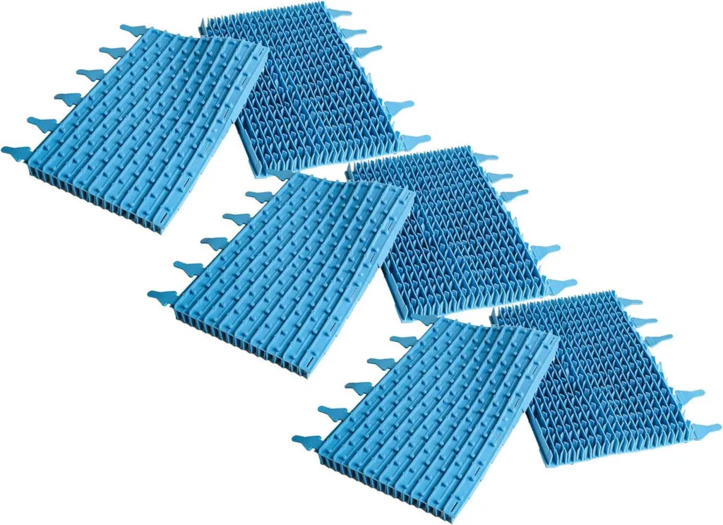 6er Pack Ersatzbürsten aus Gummi für Zodiac Poolroboter W1585A, 30,5 x 24,4 x 5,8 cm