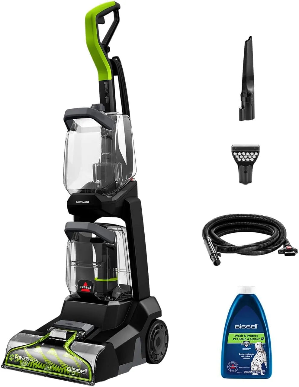 BISSELL PowerWash Pet Teppichreiniger Nasssauger: 600W, für Teppiche und Polster