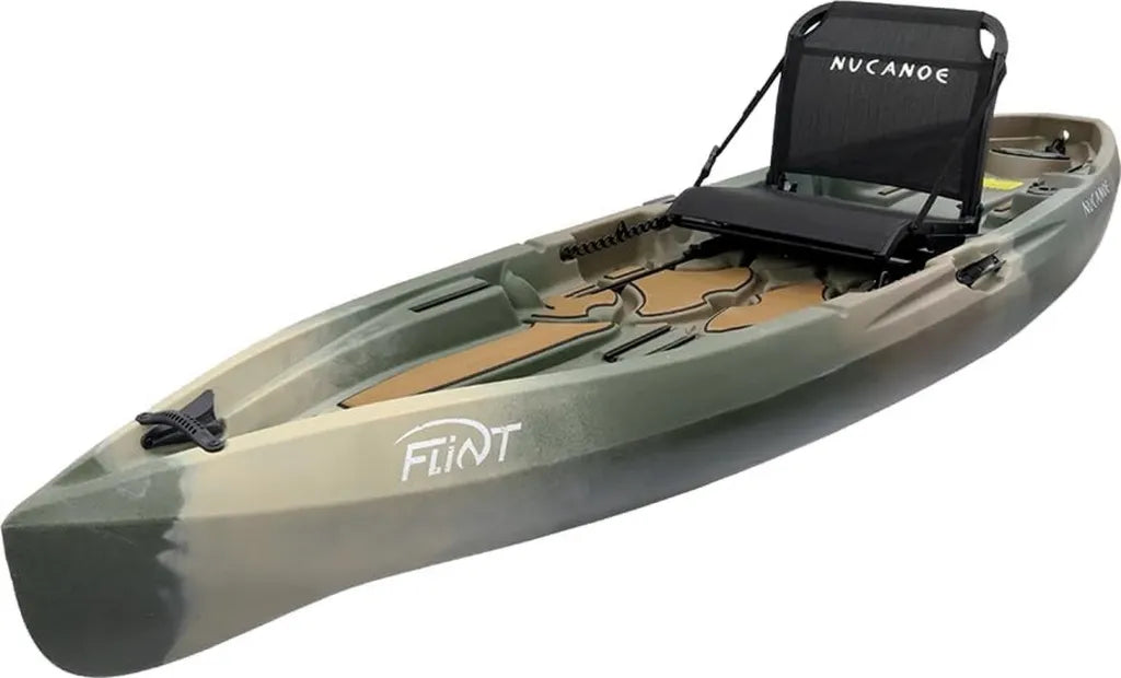 NuCanoe Flint – Robustes Angelkajak mit Fusion-Sitz und Plug-&-Play-System, 343x84 cm