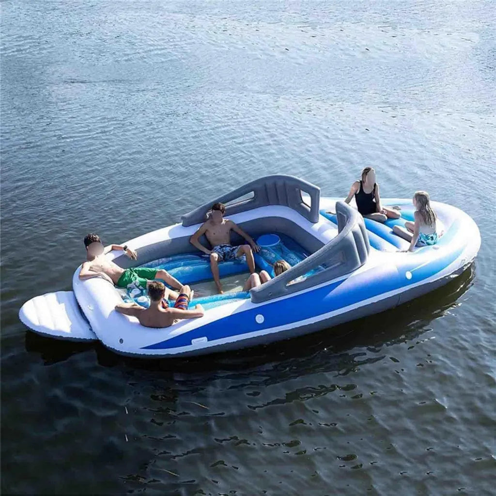 Hochwertiges PVC-Schlauchboot für 1-6 Personen - Perfekt für Angelfahrten und Wassersportaktivitäten