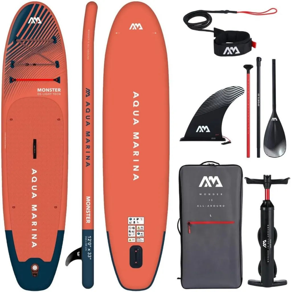 Aqua Marina Monster Aufblasbares SUP Board Set, 366 cm Lang