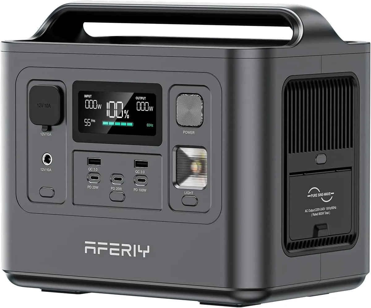 LiFePO4 LiFePO4-Batterie und Solar-Speicherbatterie, 512 Wh, solarbetrieben, Schnellladefunktion, 800 W, 240 V, für Camping und Wohnmobil