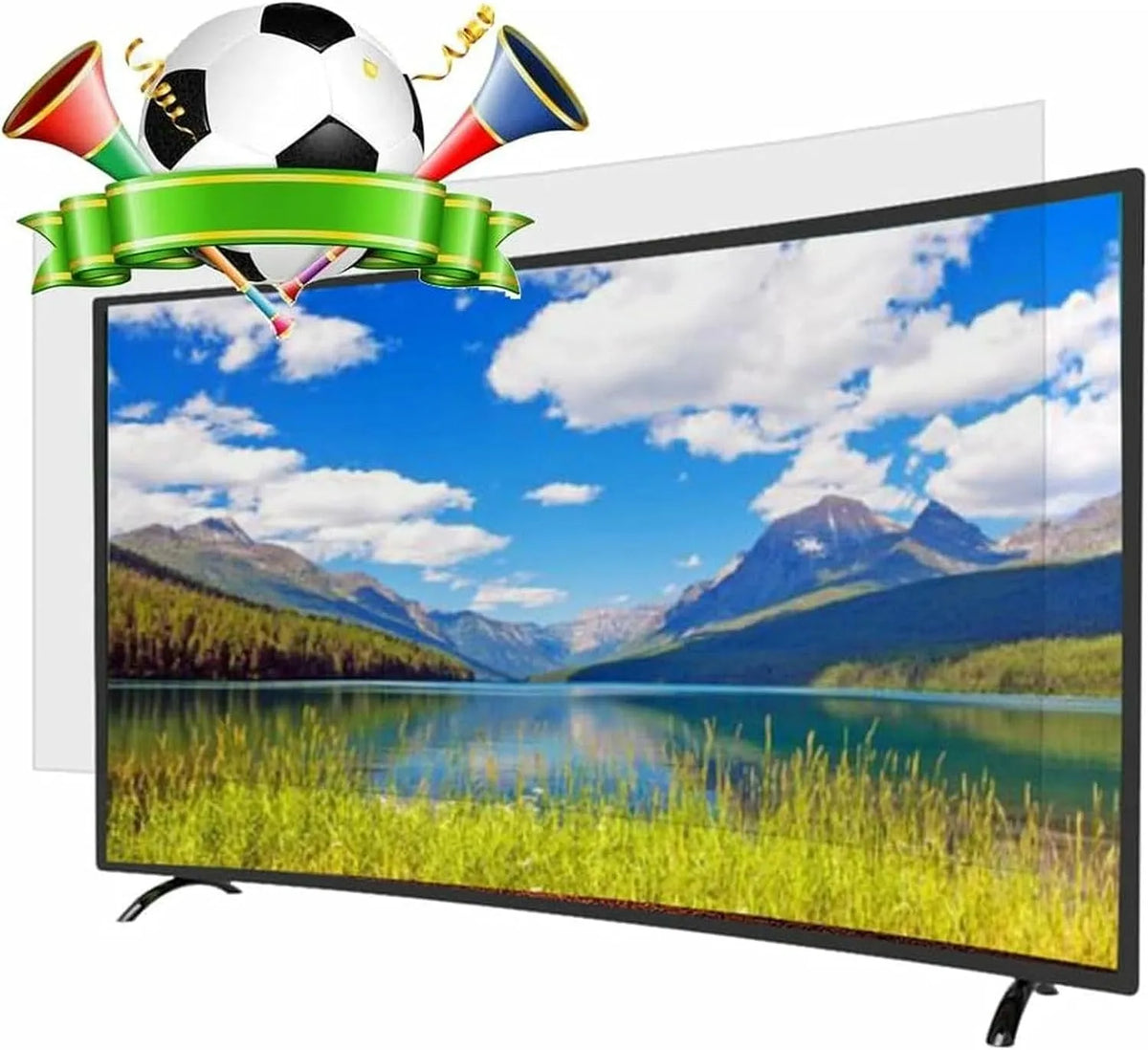 Smart TV QLED-4K-HD-Fernseher, 85 Zoll, 1722x993mm, 4K UHD, OLED, LCD-Display, 75, reduziert Reflexionen, UV-Schutz, LED, mattiert, blendfrei