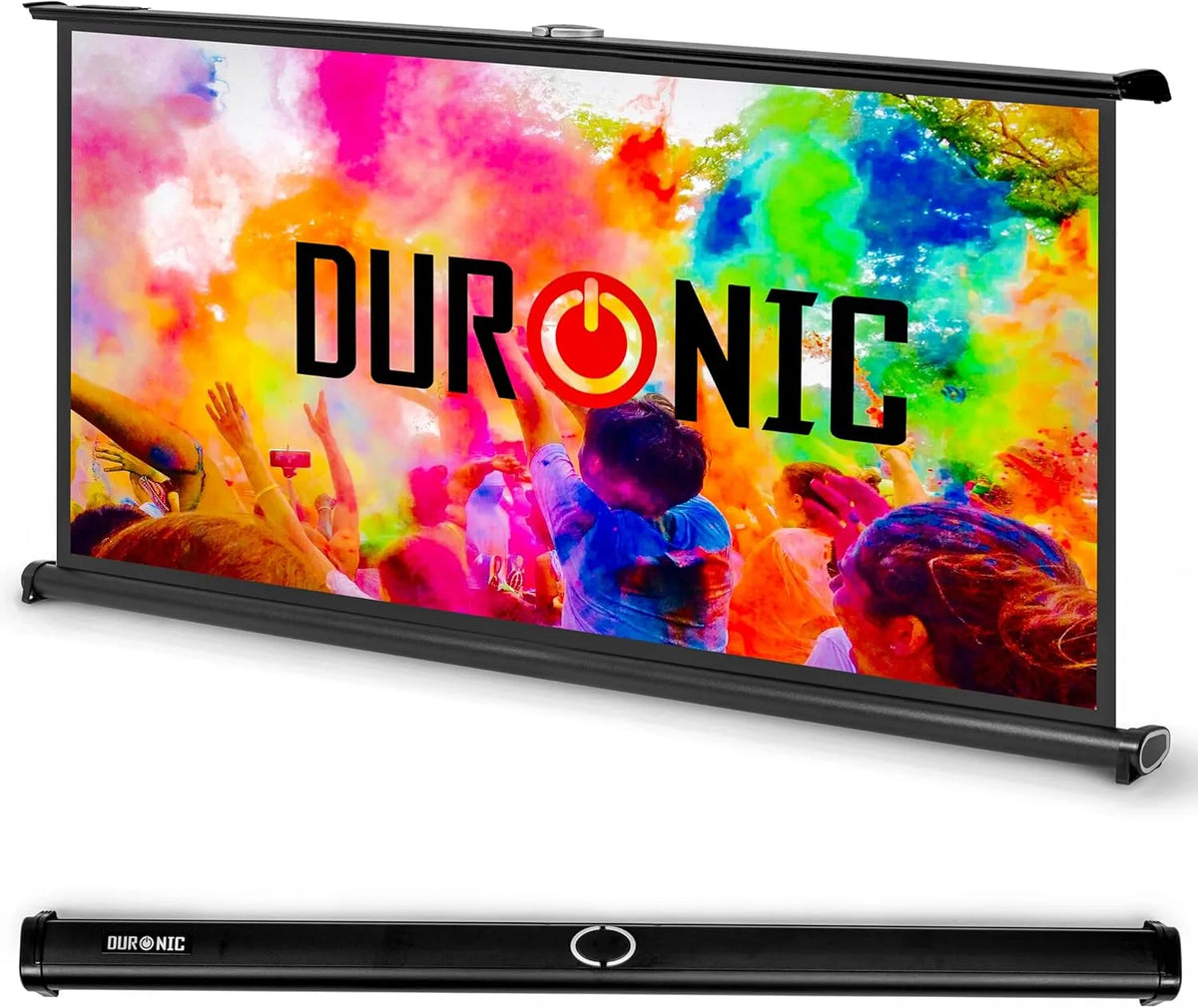 Projektor, 50 Zoll, Duronic DPS50, Beamer, Heimkino, Duronic DPS50 16:9 Beamer Leinwand