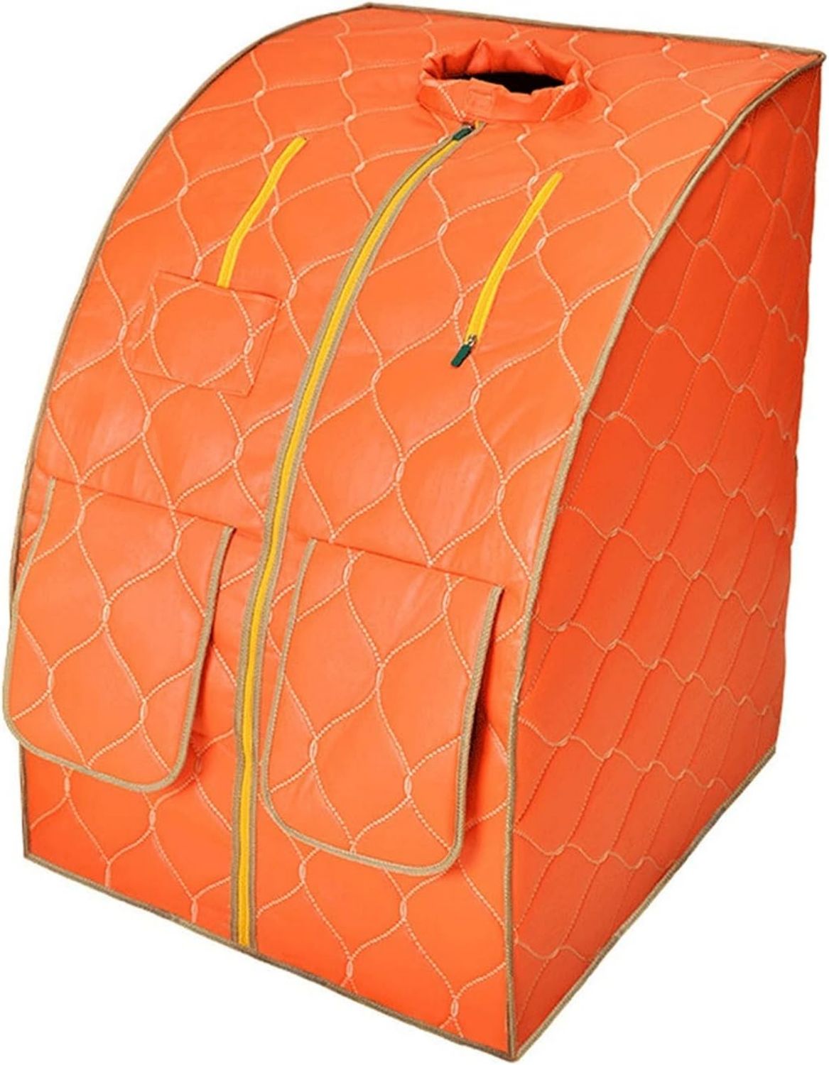 Tragbare Dampfsauna - klappbar, mit Fernbedienung, mit Timer, orange, WolFum