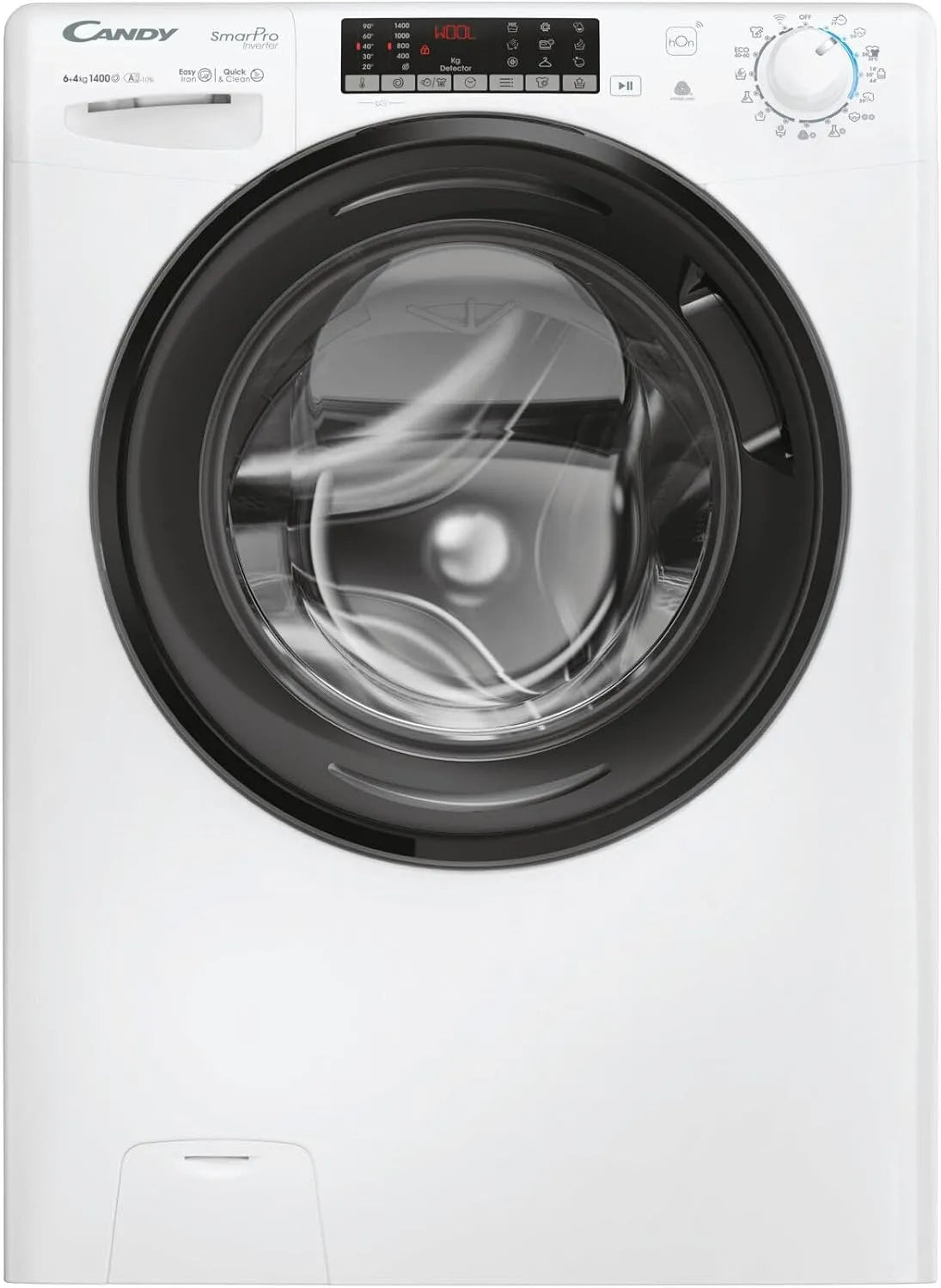 Candy CSOW44644TWMB6-S Waschtrockner, Waschmaschine, Trockner, freistehend, Weiß, Candy Smart Pro CSOW44644TWMB6-S lavasciuga Libera installazione