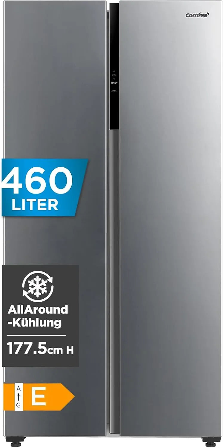Kühlschrank, 460 L, Comfee, No Frost, 460L Familien-Stauraum, Comfee Side-by-Side Kühlschrank