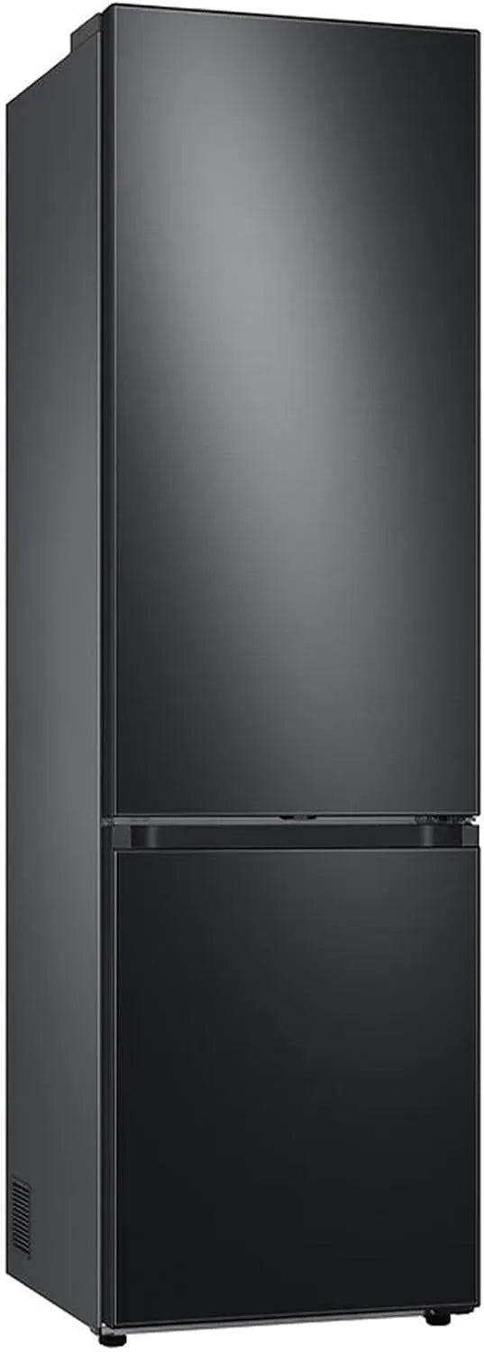 Samsung RB38C7B5AB1/EF Kühl-Gefrierkombination, 387 L, No Frost, SmartThings, Kühlschrank mit Gefrierfach, Schwarz, 203, SpaceMax, Metal Cooling