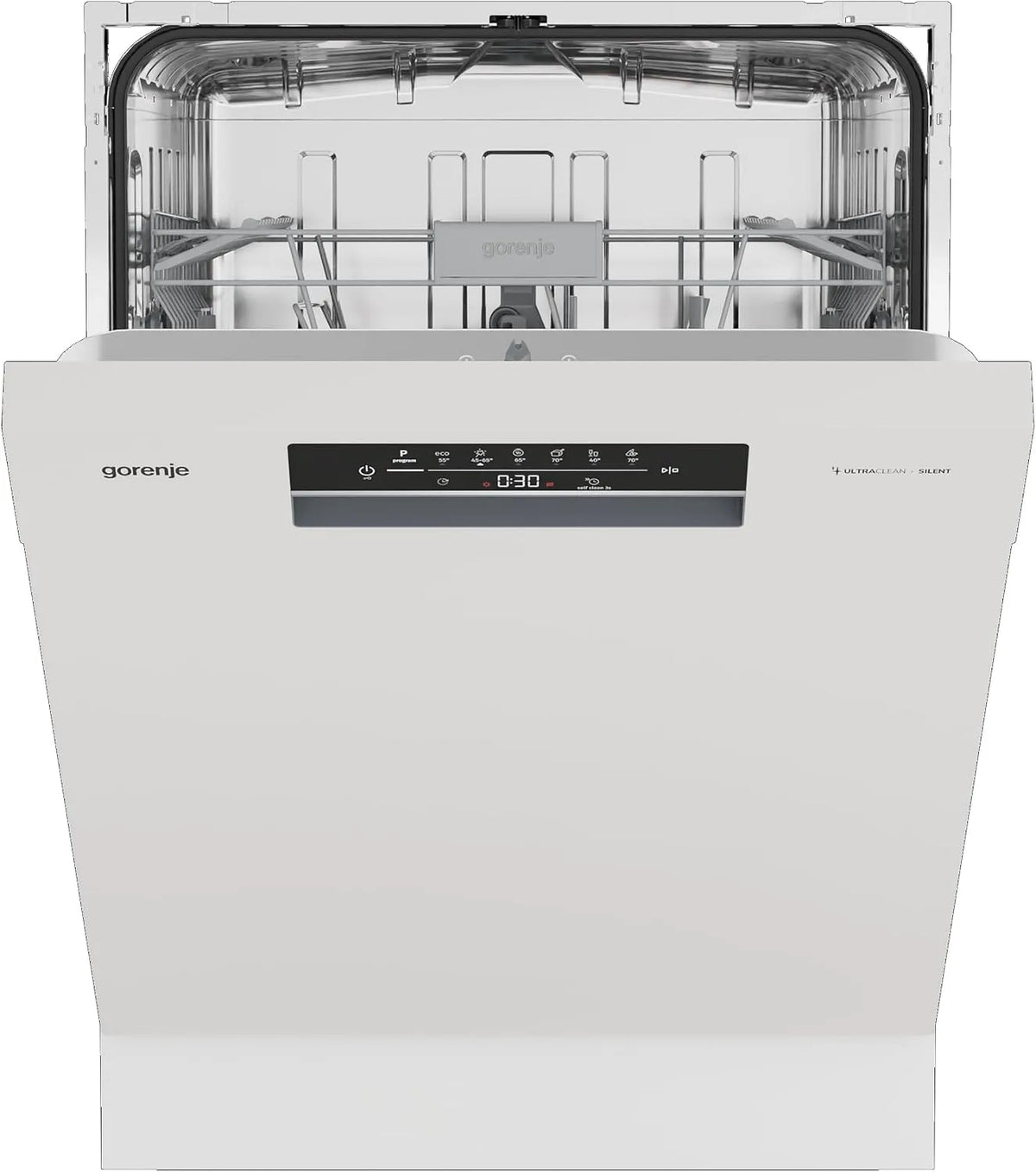 Gorenje GU642C90W breite, 14 Geschirrspüler, 81, 6x59, 8x57, 5 cm, 6 Programme, Hygiene, 60 breite, 14 Maßgedecke, 3 in 1 Funktion, Unterbaugerät