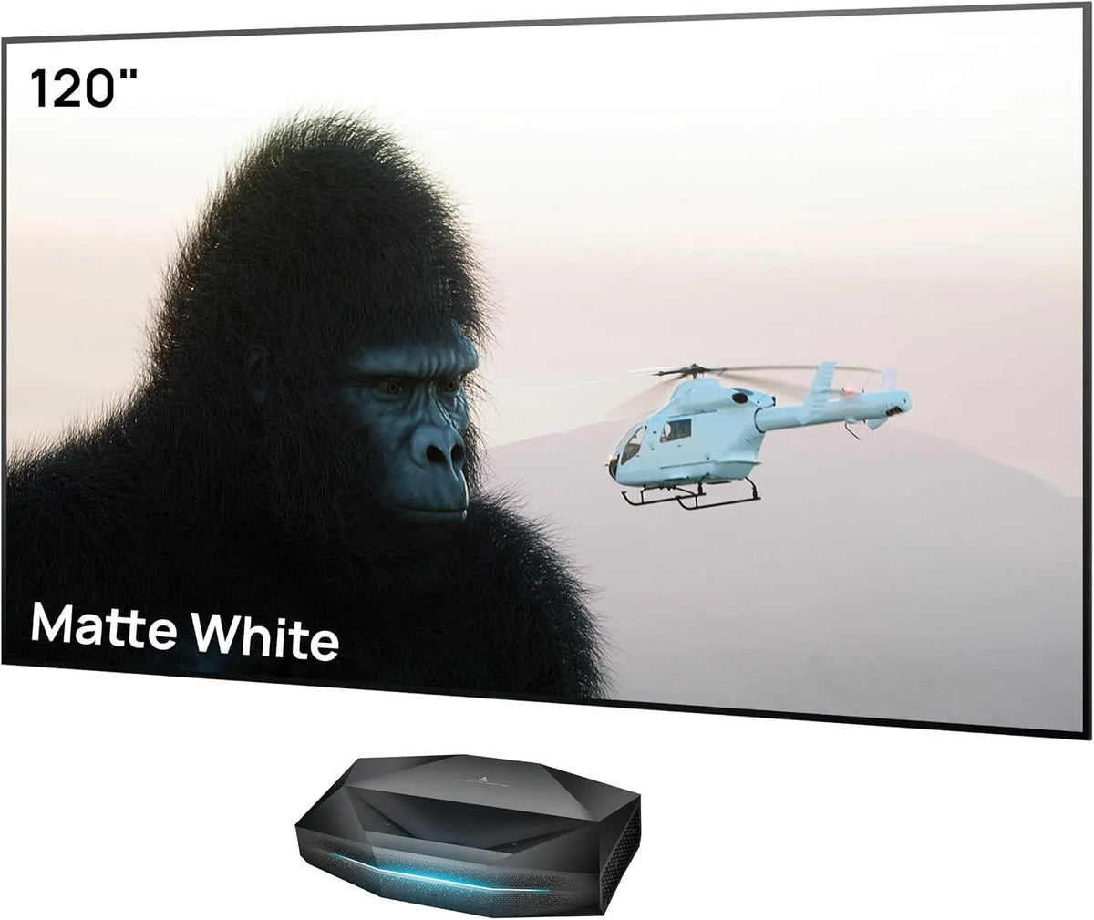 Projektor, 120 Zoll, HDR, 4K UHD, Beamer, Dolby Vision und Atmos, 4K UHD HDR10+