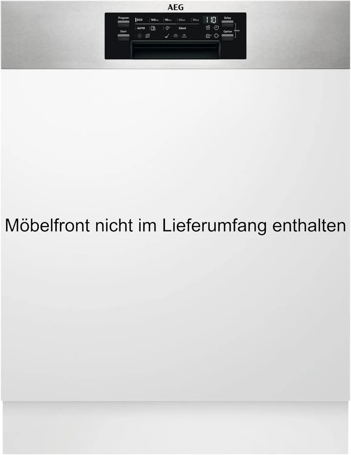 AEG Serie 5000 FES7572APM Geschirrspüler, 60 cm, 44 dB, Energieklasse B, Spülmaschine, 14 MG, Besteckschublade, Wasserstopp