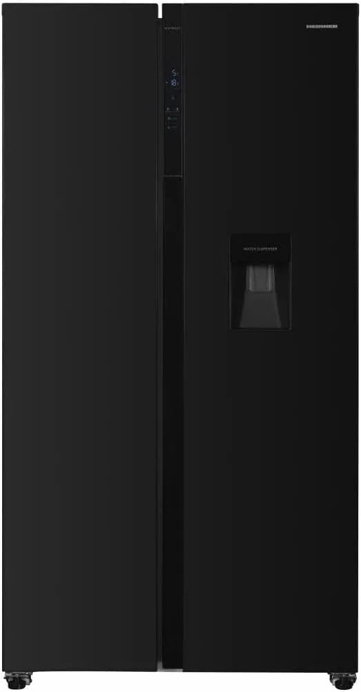 Kühlschrank HSBS-H439NFBKWDE, 439 L, Energieklasse E, LED-Display, verstellbare Ablagen, 5‐Jahres-Garantie, 439L, 439 Liter, Frost-Free, Multi-Air