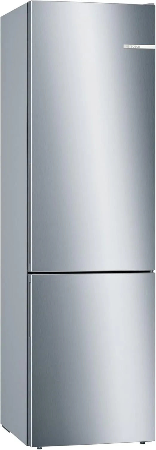 Bosch Serie 6 KGE39AICA Kühl-Gefrierkombination, 249 L, Kühlschrank mit Gefrierfach, 249 L + 94 L, LowFrost