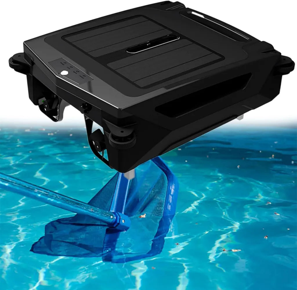 Automatischer, solarbetriebener Pool-Skimmer-Roboter mit Nachtmodus