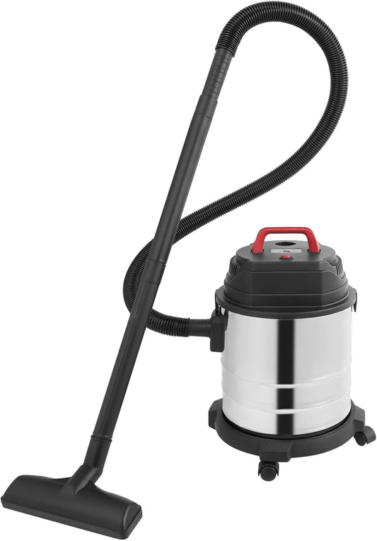 Nass-Trockensauger und Industriesauger: aus Edelstahl, 20L, 1500W, für Werkstatt und Heimwerken