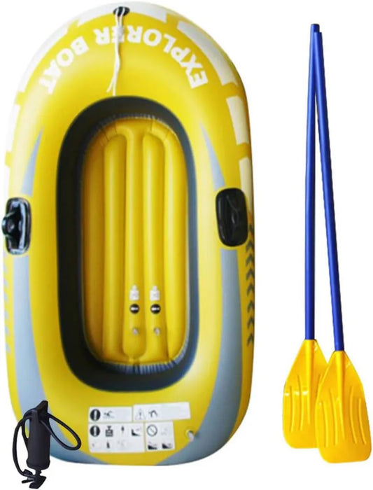 Robustes aufblasbares Kajak für 1-2 Personen – Ideal zum Angeln, Camping und Outdoor-Abenteuer