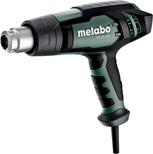 Metabo HG 20 Heißluftpistole zum Erwärmen, Schrumpfen und Ablösen alter Beschichtungen, 2000 W
