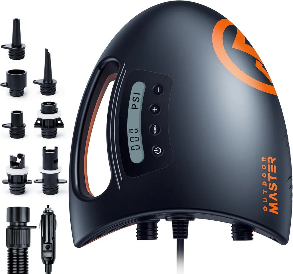 Elektrische SUP Luftpumpe 20PSI mit Kühlung und Auto-Off für Paddle Boards