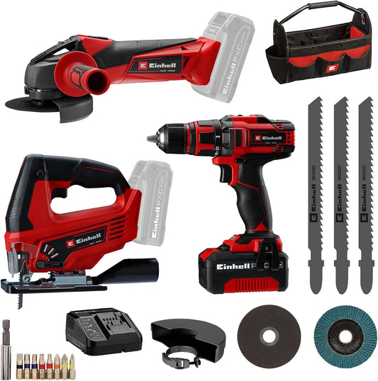 Einhell CD 18 Winkelschleifer: TE-CD, Akku-Betrieb, 18 V, 4,0 Ah