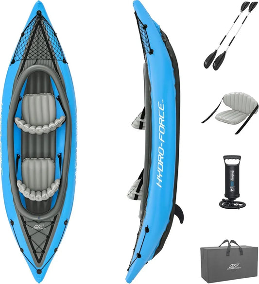 Ventura Elite X1 Aufblasbares Kajak-Set für 1 Erwachsenen mit Zubehör