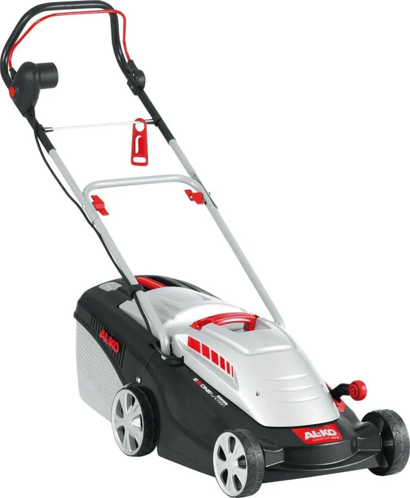 AL-KO Elektrorasenmäher 34 E Comfort, 1200 W, 6-fache Schnitthöhenverstellung, 37 l Fangsack, ideal für bis zu 300 m²