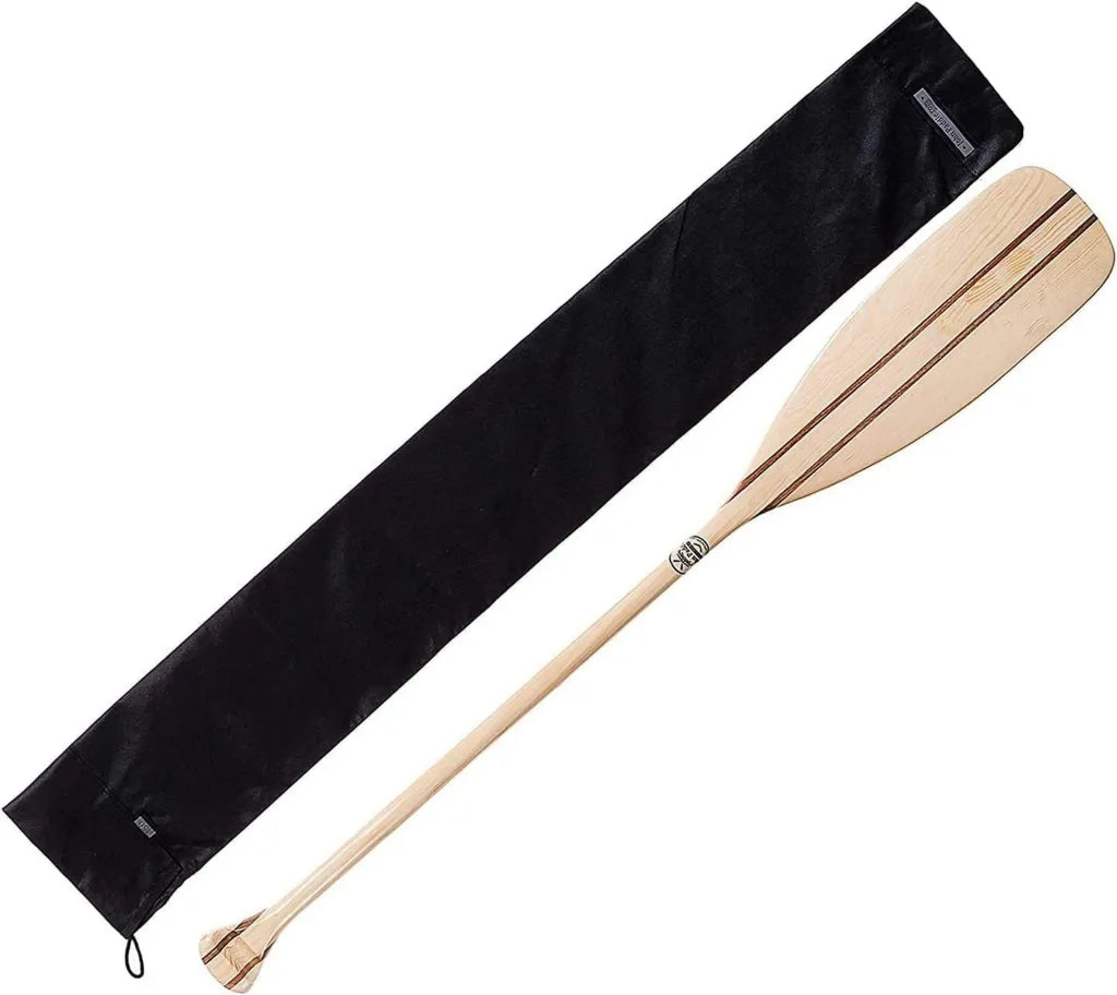 Hochwertiges Holzpaddel mit Paddeltasche, EU-Öko-Produktion
