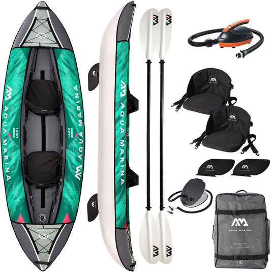 Aqua Marina aufblasbares Kajak LAXO für 1-3 Personen mit I-Beam Technologie
