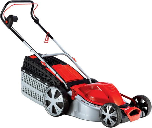 AL-KO Elektrischer Rasenmäher Silver 46.4 E Comfort, 46 cm Schnittbreite, 1600 W Leistung, 7-fach Höhenverstellung, 65 l Fangkorb mit Füllstandsanzeige, für Flächen bis 900 m²