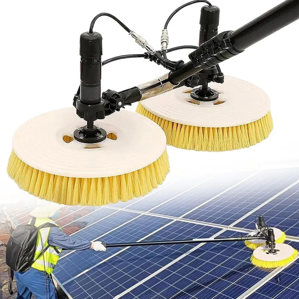 Effizienter Reinigungsroboter für Solarmodule mit Wasserbürste und Netzbetrieb