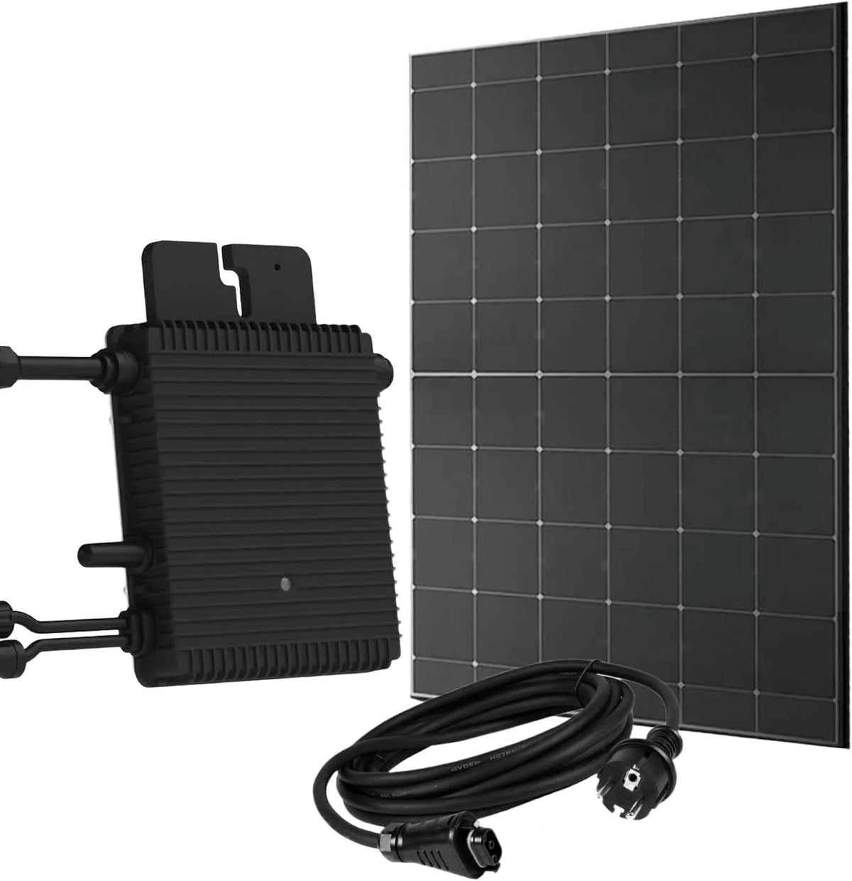 Hoymiles HM-400 Balkonkraftwerk-Komplettset und Photovoltaiksystem, 460W, bifazial, Schuko-Anschluss