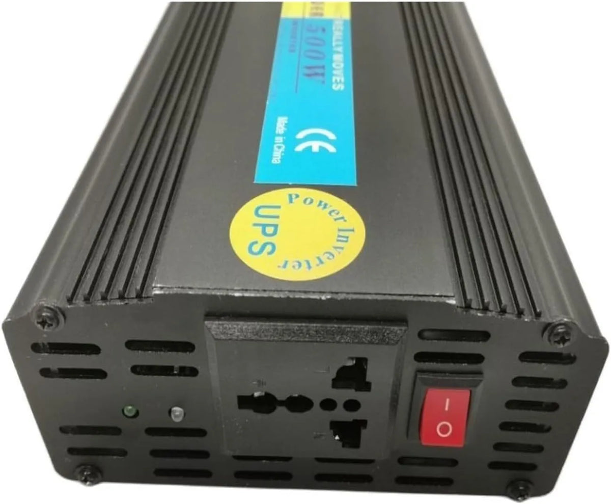 DC-AC-Wechselrichter und Spannungswandler, 500 W, 12 V, reine Sinuswelle, 24V, 220V