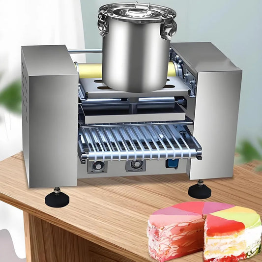 Professionelle Crêpes-Maschine mit automatischer Temperaturkontrolle für Gastronomie und Bäckereien