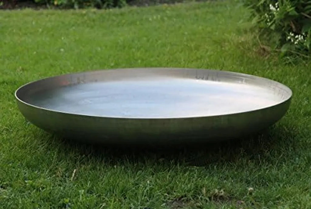 Edelstahl Feuerschale Ø 1000 mm, Grillplatte mit 3 mm Wandstärke