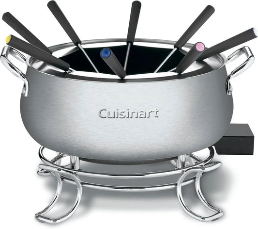 Cuisinart Elektrischer Fondue-Maker Edelstahl, Modell CFO-3SS