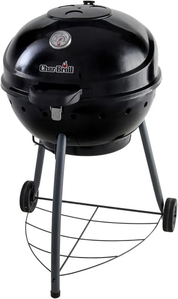 Char-Broil Kettleman Kugelgrill, Schwarz, für Holzkohle