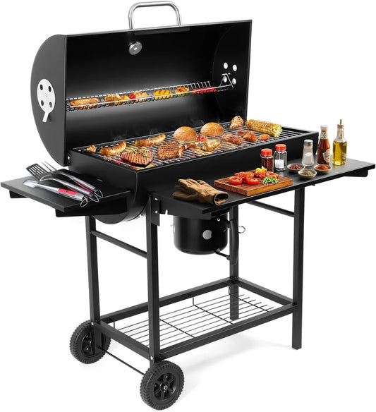 XXL Holzkohlegrill für den Garten mit 4 Belüftungen