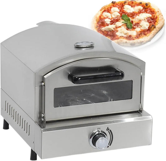 Outdoor Gas Pizzaofen mit Pizzastein für vielseitiges Kochen bei Gartenfeiern