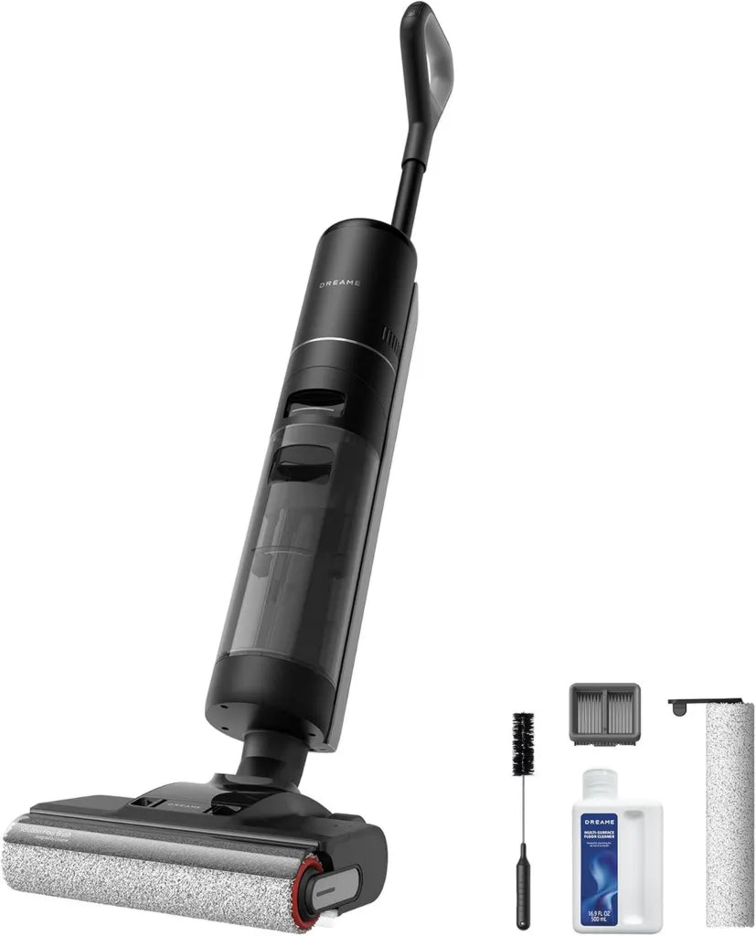 DREAME H12 Pro Ultra Nass- und Trockensauger mit intelligenter Erkennung, 16.000Pa Saugleistung, 60°C Bürstenreinigung und Heißlufttrocknung