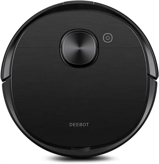 ECOVACS DEEBOT OZMO T8 AIVI Staubsaugerroboter mit Wischfunktion, intelligente Objekterkennung, App-Steuerung, kompatibel mit Alexa, Schwarz
