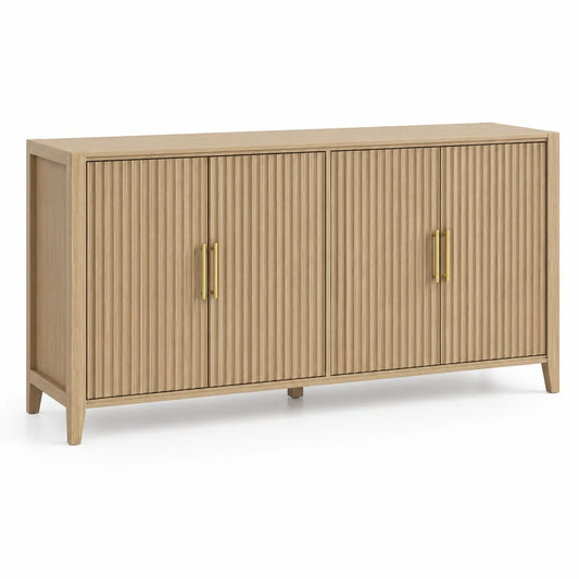 Sideboard aus Eichenholz mit 4 Türen