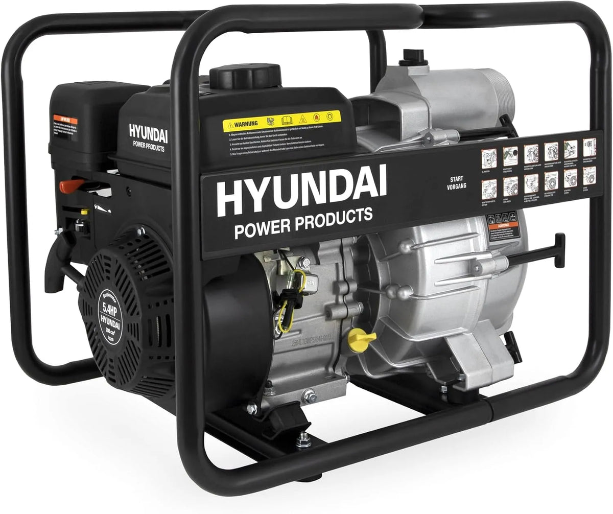 GWP57648 Benzin-Motorpumpe und Wasserpumpe für Bewässerung, 45.000 l/h, 25 m, für Gartenbewässerung