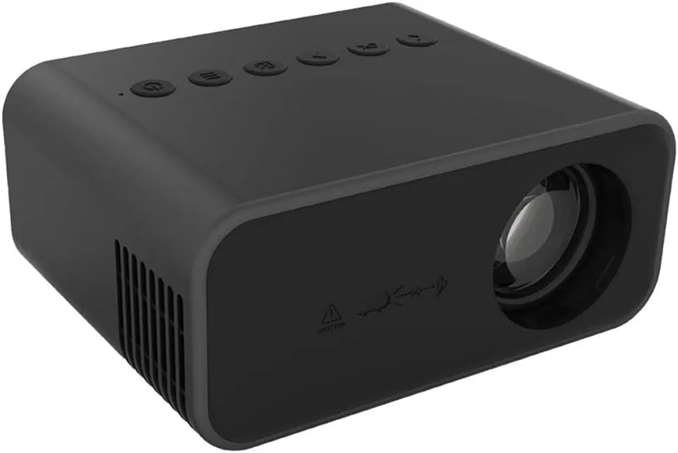 Projektor, 100 Zoll, tragbar, Outdoor, Android OS, Camping, Beamer, Schwarz, 5s Boot mit satten Farben, kompatibel mit Android Ios