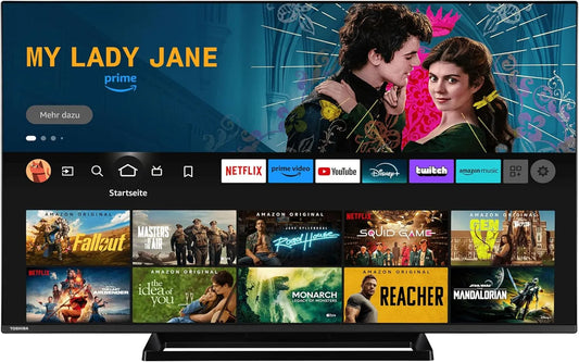 Toshiba 55UF3F63DAZ Smart TV, 55 Zoll, Fernseher, 4K UHD, HDR, Triple-Tuner, Alexa Built-In, Sound by Onkyo