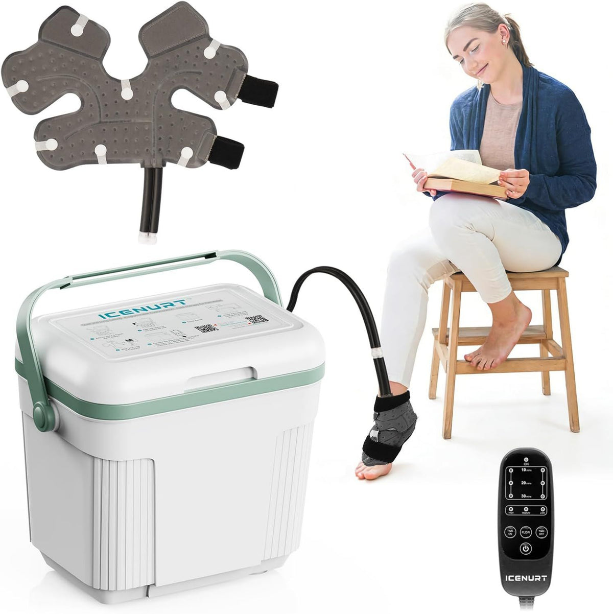 Kältetherapie-Maschine mit programmierbarem Timer - mit Timer, tragbar