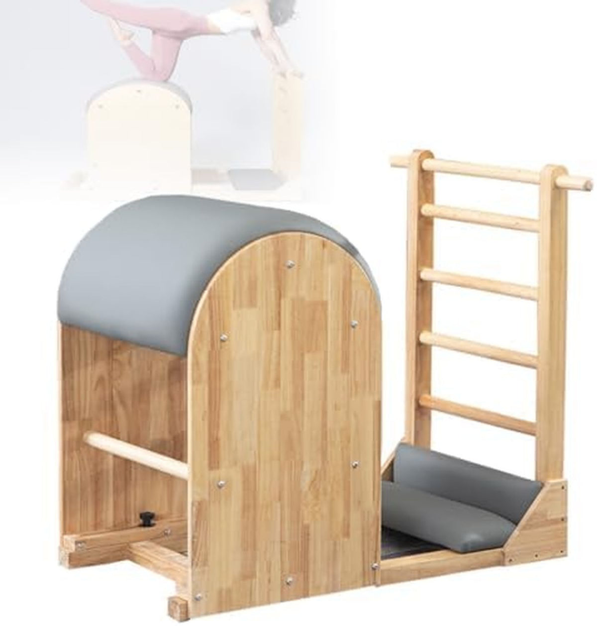 Pilates-Stangen-Set: Holzkonstruktion