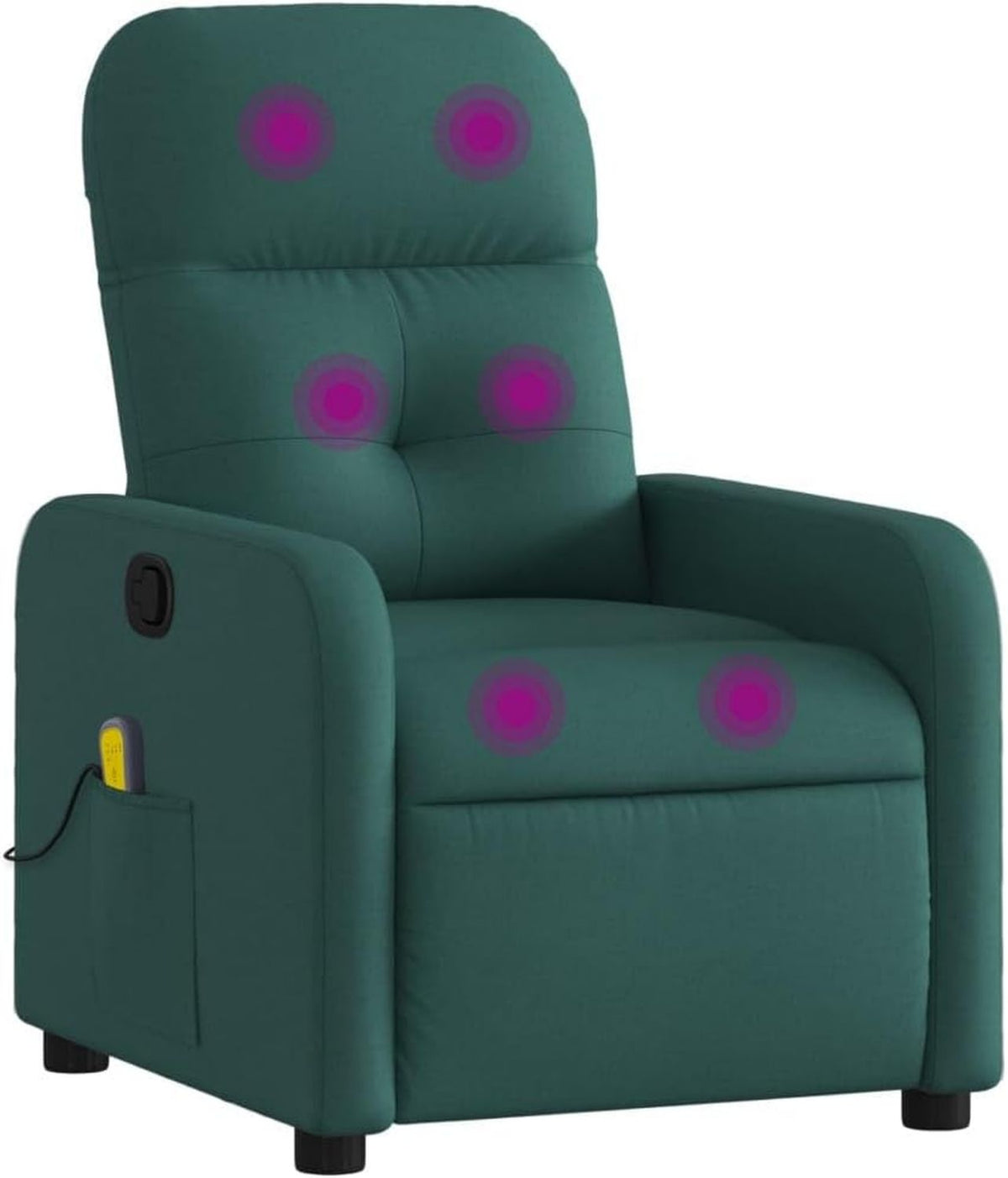 Massagesessel – grün, vidaXL
