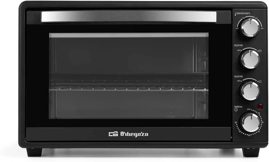 Backofen, 45 L, 2000 W, Timer, Thermostat, Orbegozo HCI 5045, 45 Liter, Kontrollleuchte, Exklusiv Amazon