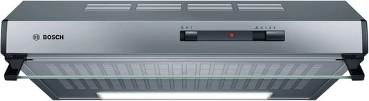 Bosch Serie 2 DUL62FA51 Dunstabzugshaube, 60 cm, Küchenhaube, LED-Beleuchtung, 3 Leistungsstufen, 60 cm breit, Um- & Abluft, Schiebeschalter