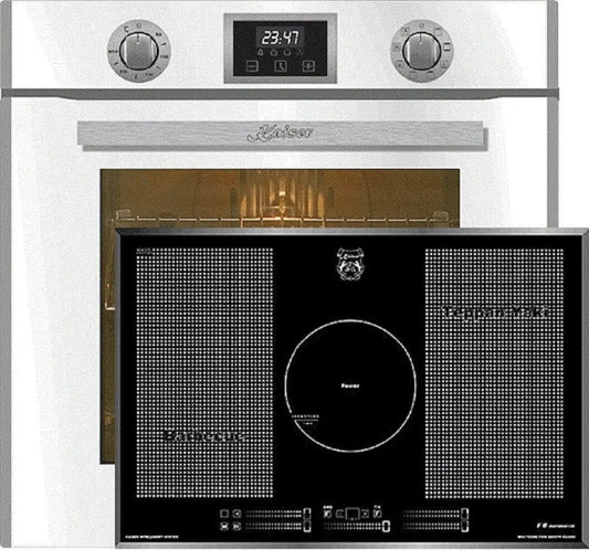 Backofen, 77 cm, 79 L, 6326 W, Einbau, autark, Einbau Herd, 79L, Schwarzes Glas mit Facetten