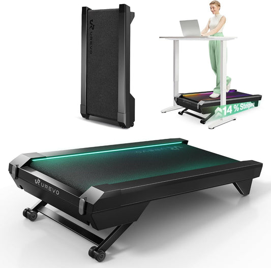 UREVO Walking Pad - einstellbare Steigung, leiser Betrieb